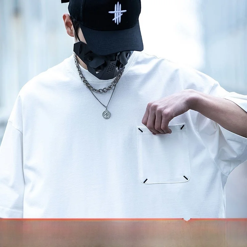 XiaoBin Summer New Loose Casual round Neck Pocket Short Sleeve T-Shirt Lightweight Breathable Fashionable for Couples
XiaoBin Summer New Loose Casual round Neck Pocket Short Sleeve T-Shirt Lightweight Breathable Fashionable for Couples