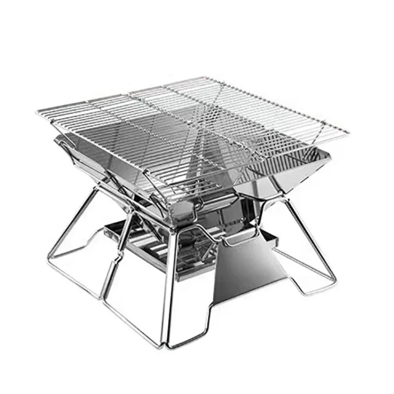 # Hot #Outdoor Barbecue Stainless Steel Tools Folding BBQ Grill Logo And Packaging Can Be Customized
# Hot #Outdoor Barbecue Stainless Steel Tools Folding BBQ Grill Logo And Packaging Can Be Customized