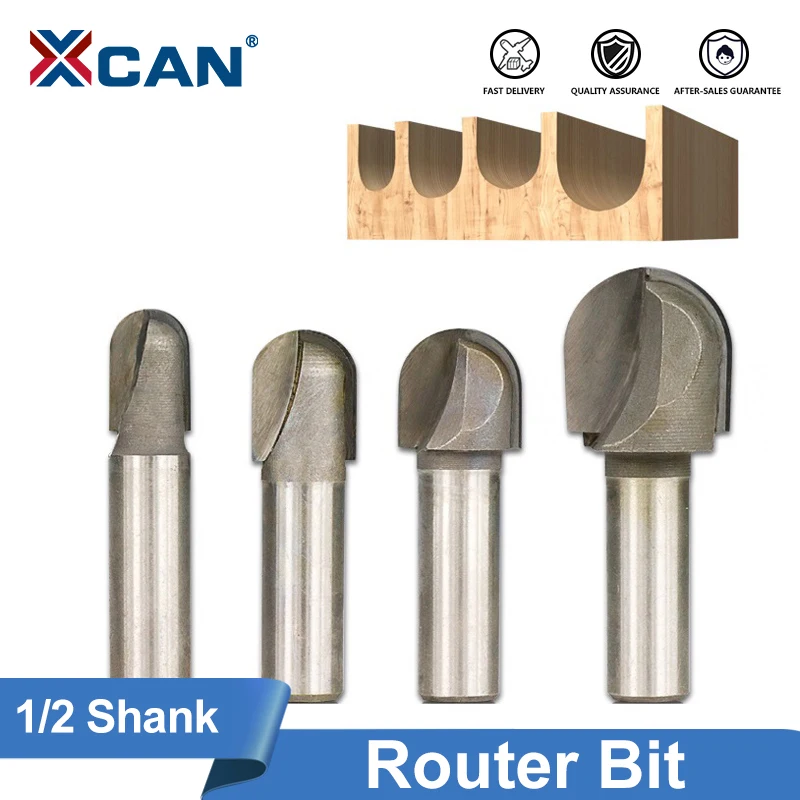 XCAN Milling Cutter Round Nose Cove Core Box Router Bit 1/2 Shank Carbide Ball Nose Mill for Woodworking Tools
XCAN Milling Cutter Round Nose Cove Core Box Router Bit 1/2 Shank Carbide Ball Nose Mill for Woodworking Tools
