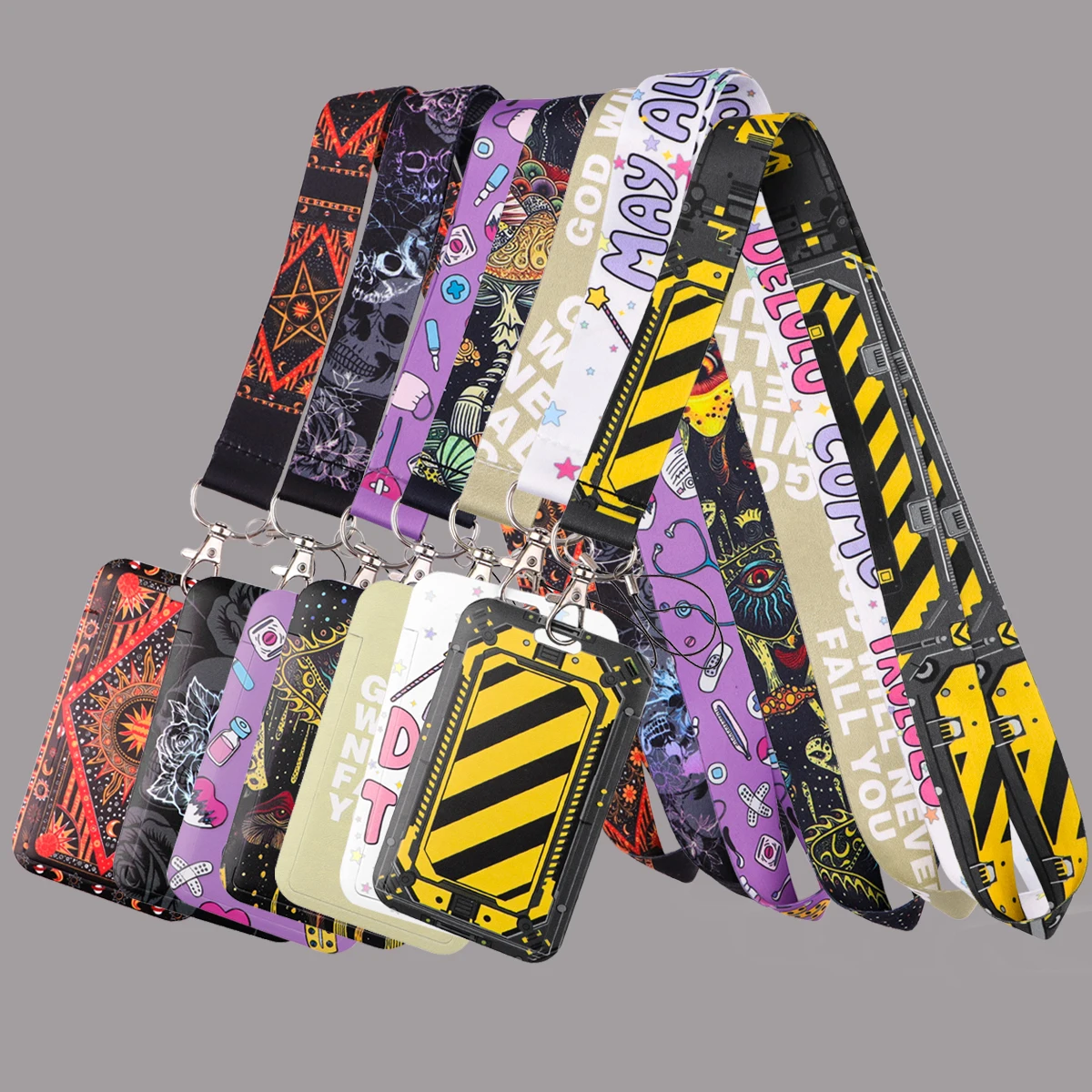 Warning Line Hazard Stripe Lanyards For Keychain Skull Neck Straps ID Card USB Badge Holder Hang Rope Accessories Gifts
Warning Line Hazard Stripe Lanyards For Keychain Skull Neck Straps ID Card USB Badge Holder Hang Rope Accessories Gifts