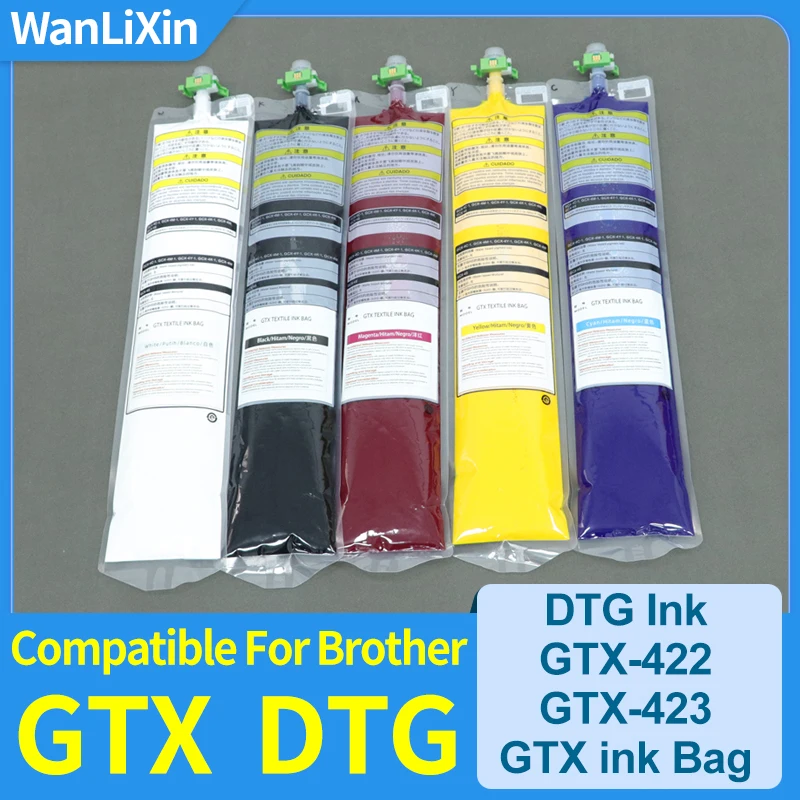 700 мл/пакет для GTX, сумка для чернил с одноразовым чипом, текстильная сумка для белых чернил DTG для принтера Brother GTX-422 GTX-GTX423 GTXPRO серии GTX 
700 мл/пакет для GTX, сумка для чернил с одноразовым чипом, текстильная сумка для белых чернил DTG для принтера Brother GTX-422 GTX-GTX423 GTXPRO серии GTX