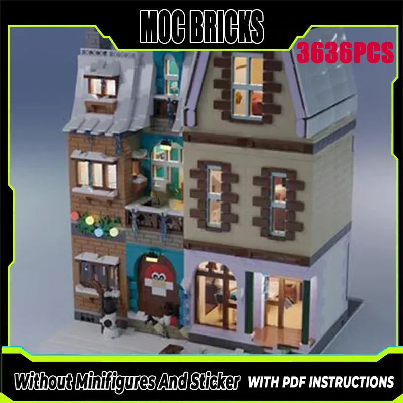 Moc Building Block 24 Advent Street Modular Model Technology Brick DIY Assembly City Street View Toy Holiday Gift
Moc Building Block 24 Advent Street Modular Model Technology Brick DIY Assembly City Street View Toy Holiday Gift