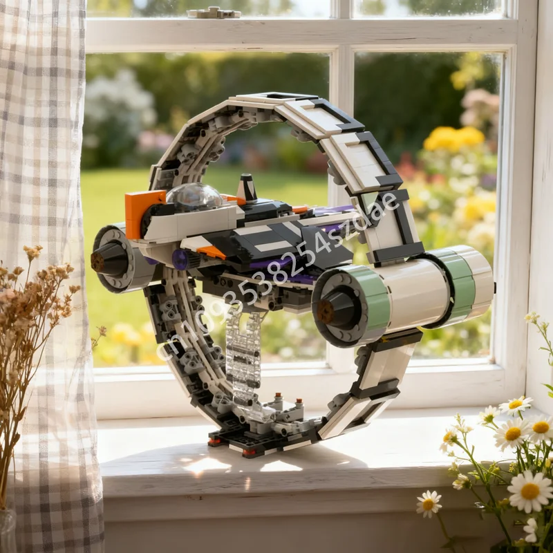 938pcs MOC Knight Mor S Delta Aethersprite Class Star Model Building Blocks Christmas Gifts DIY Toy Creative Idea Brick Kids
938pcs MOC Knight Mor S Delta Aethersprite Class Star Model Building Blocks Christmas Gifts DIY Toy Creative Idea Brick Kids