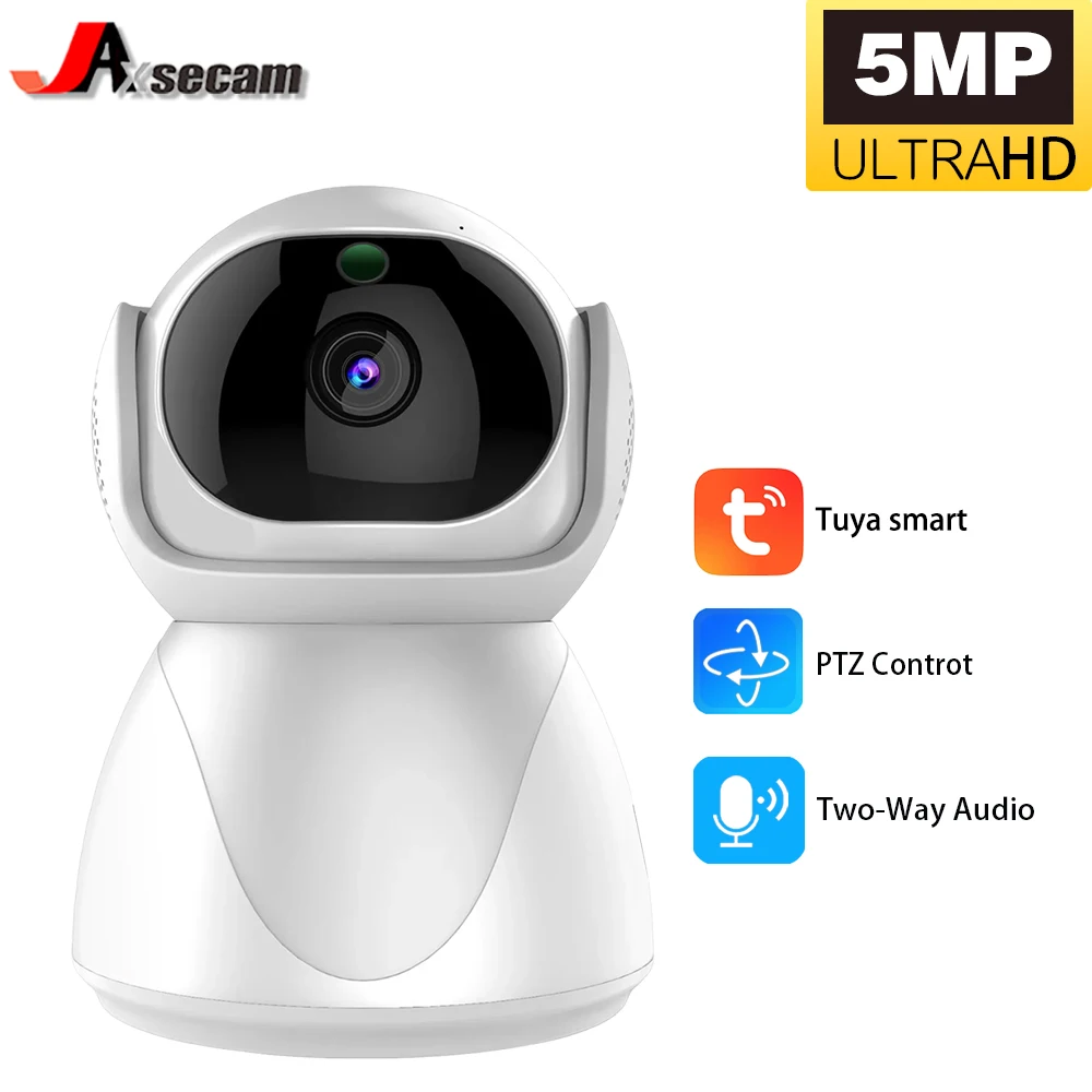 Mimi Wifi Camera Tuya Smart Home 5MP Baby Montior Two Way Audio Security IP Camera Video Surveillance Cam PTZ Wireless
Mimi Wifi Camera Tuya Smart Home 5MP Baby Montior Two Way Audio Security IP Camera Video Surveillance Cam PTZ Wireless