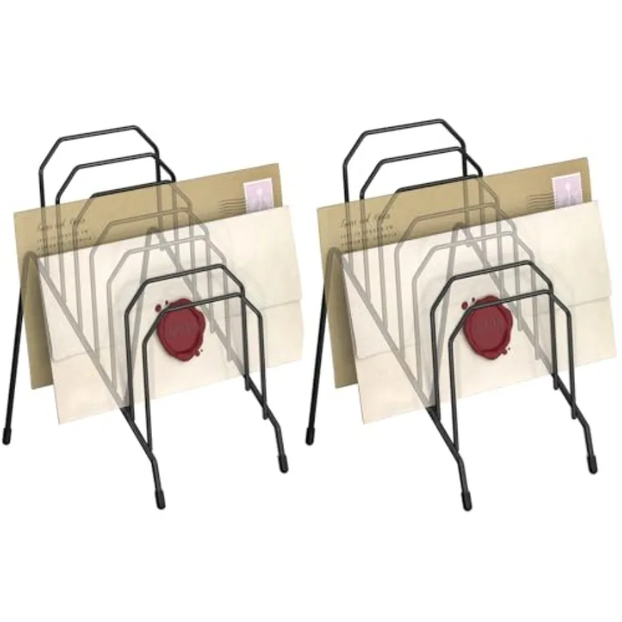 Incline Desk Mail Organizer, Mail Sorter Letter Organizer Rack with 6-Section Vertical Compartments Rack for Letters, Postcards
Incline Desk Mail Organizer, Mail Sorter Letter Organizer Rack with 6-Section Vertical Compartments Rack for Letters, Postcards
