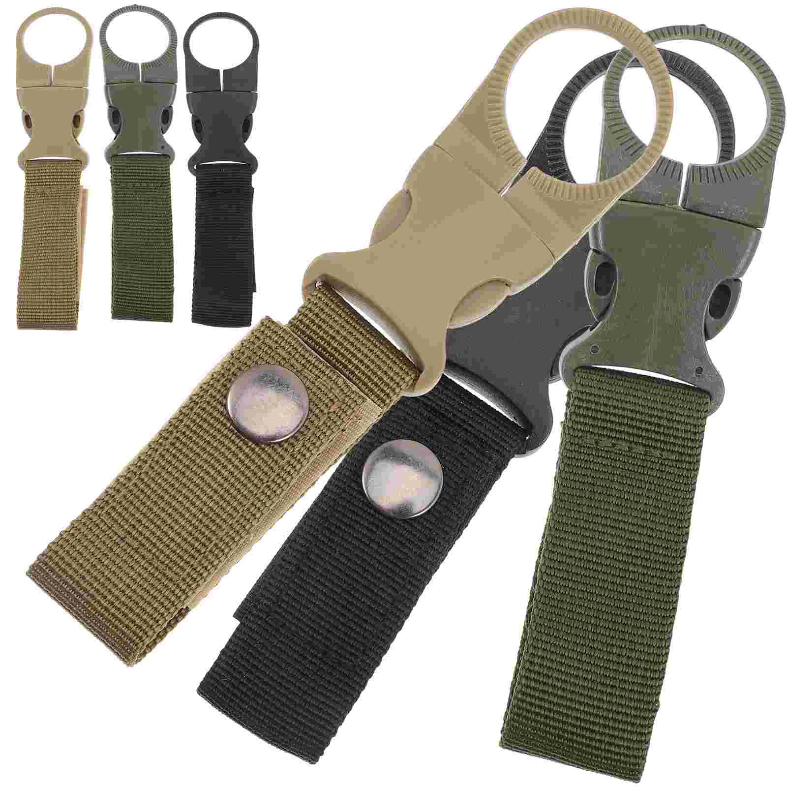 6 Pcs Can Water Bottle Holder Straps Convenient Bottles Storage Buckle Travel Rucksack 
6 Pcs Can Water Bottle Holder Straps Convenient Bottles Storage Buckle Travel Rucksack
