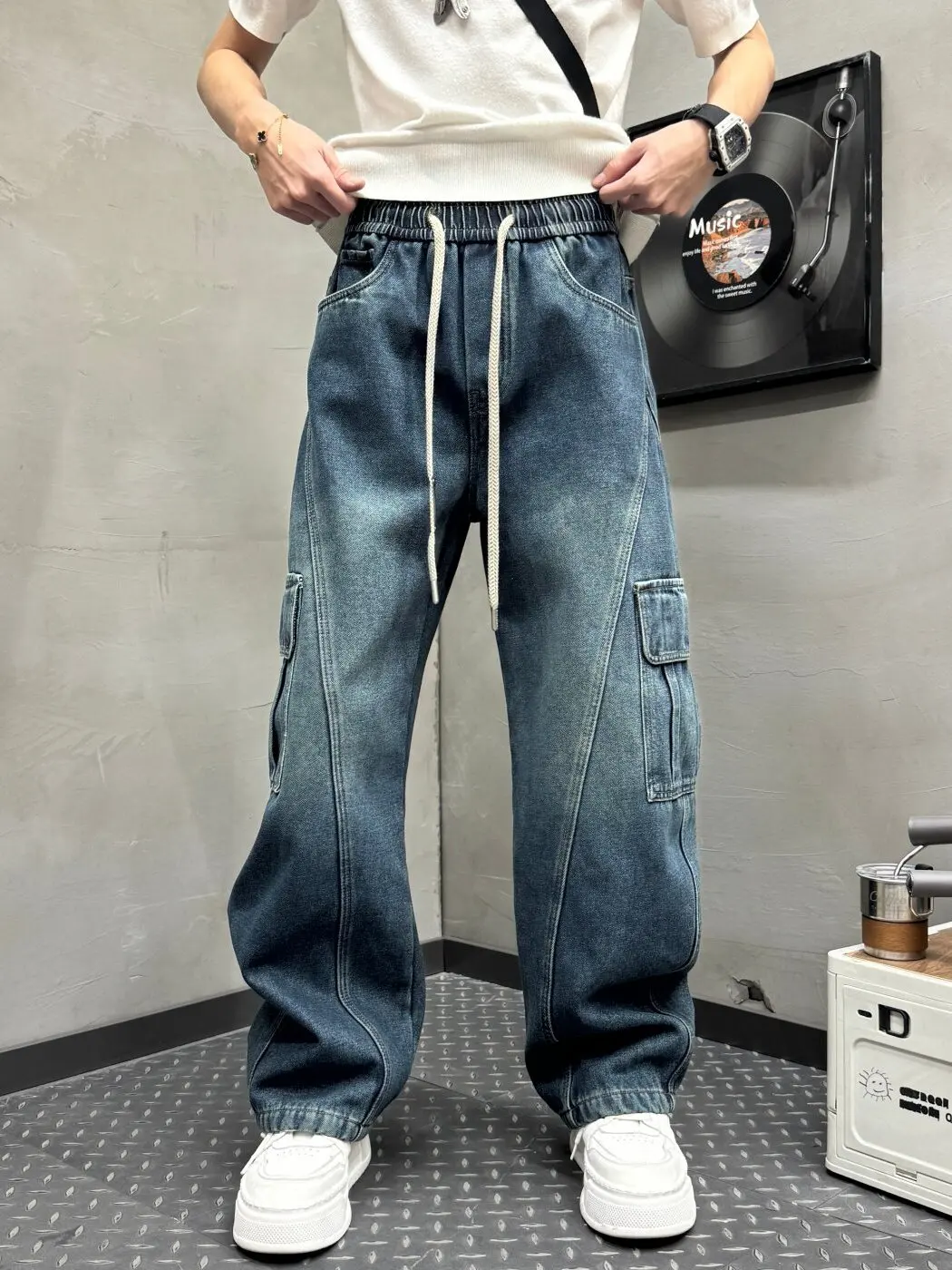 plus Size Men's Straight Leg Jeans Summer New Style Casual Workwear Loose Fit Vintage American Style Knife Pants
plus Size Men's Straight Leg Jeans Summer New Style Casual Workwear Loose Fit Vintage American Style Knife Pants