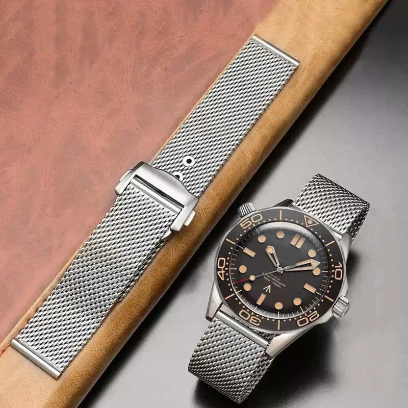For Omega Seamaster Series 300 M Diving Watch Strap 007 Version Watch Band Diver3000m Stainless Steel Mesh Belt
For Omega Seamaster Series 300 M Diving Watch Strap 007 Version Watch Band Diver3000m Stainless Steel Mesh Belt