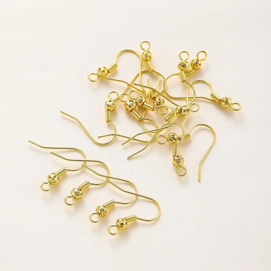 20pcs/lot 14K 18K Gold Plated High Quality Blank Earings Hook With Balls Pendant Earing Loop For DIY Jewelry Handmaking Suppiles
20pcs/lot 14K 18K Gold Plated High Quality Blank Earings Hook With Balls Pendant Earing Loop For DIY Jewelry Handmaking Suppiles