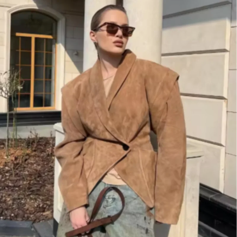 4 Types Autumn Stylish Jacket Casual Vintage Female Modest Suede Jackets Edgy Versatile Sophisticated Women's Fall Streetwears
4 Types Autumn Stylish Jacket Casual Vintage Female Modest Suede Jackets Edgy Versatile Sophisticated Women's Fall Streetwears