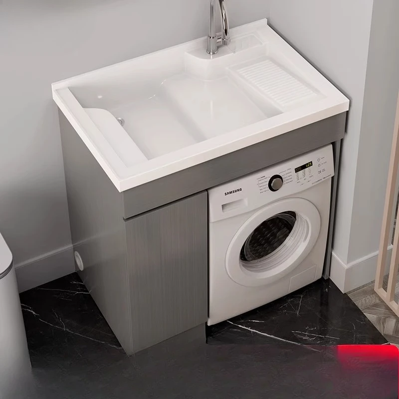 Washing machine cabinet significant other stainless steel balcony cabinet small apartment laundry pool with rubbing
Washing machine cabinet significant other stainless steel balcony cabinet small apartment laundry pool with rubbing