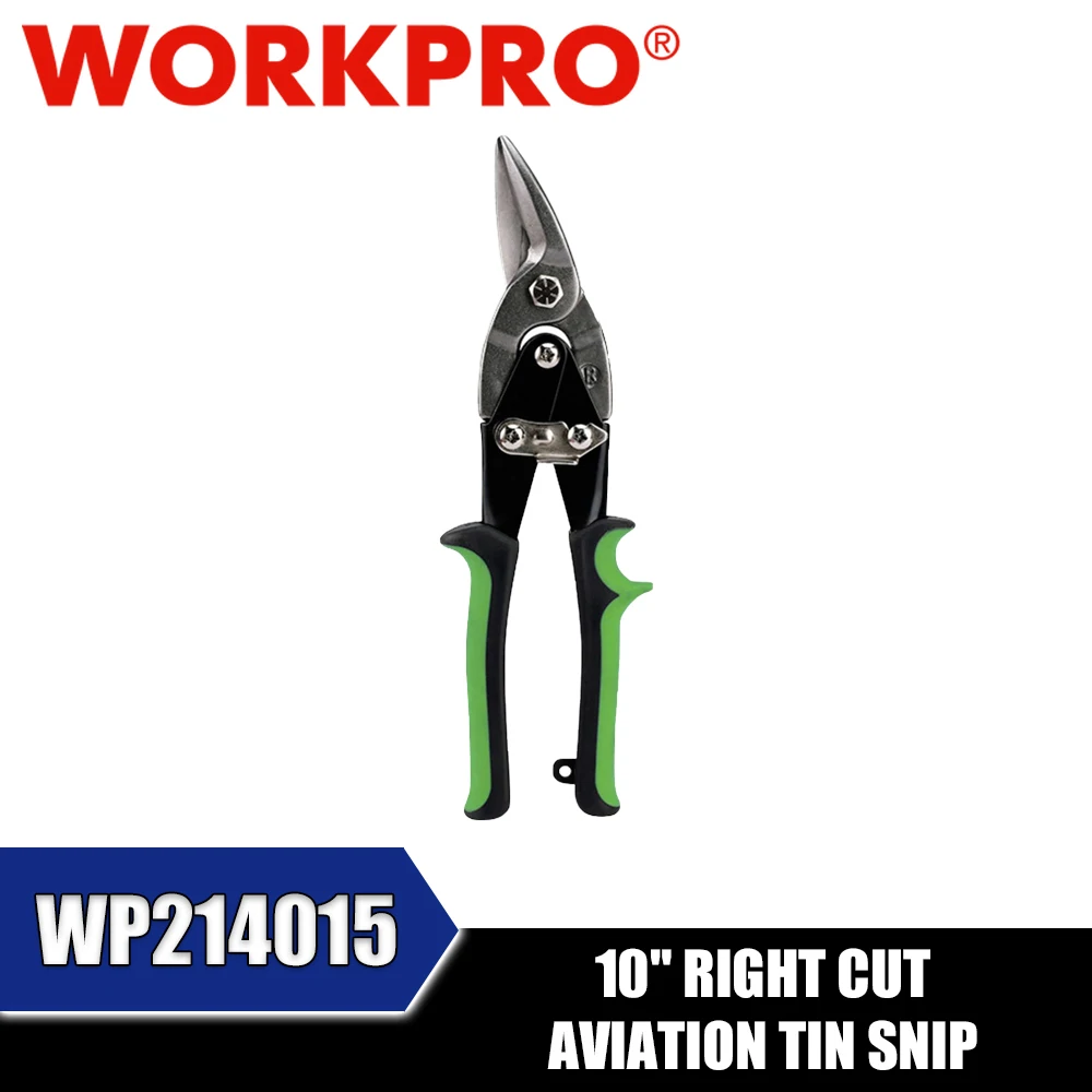 WORKPRO WP214015 10" Right Cut Aviation Tin Snip Hand Tools
WORKPRO WP214015 10" Right Cut Aviation Tin Snip Hand Tools