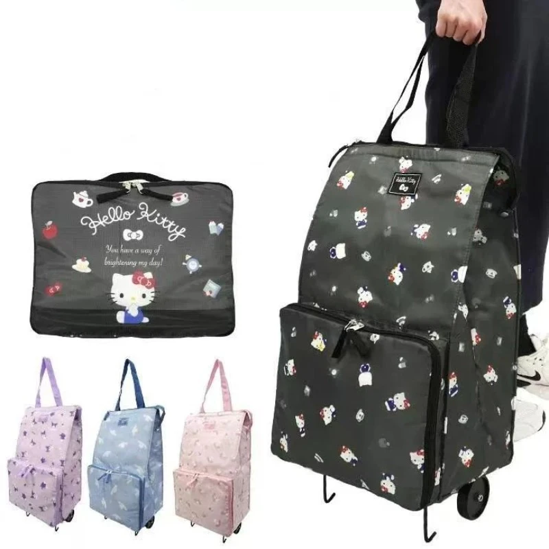 Sanrio Travel Bag with Wheel for Supermarket Shopping Outdoor Barbecue Large Capacity Woman's Bag Portable Foldable
Sanrio Travel Bag with Wheel for Supermarket Shopping Outdoor Barbecue Large Capacity Woman's Bag Portable Foldable