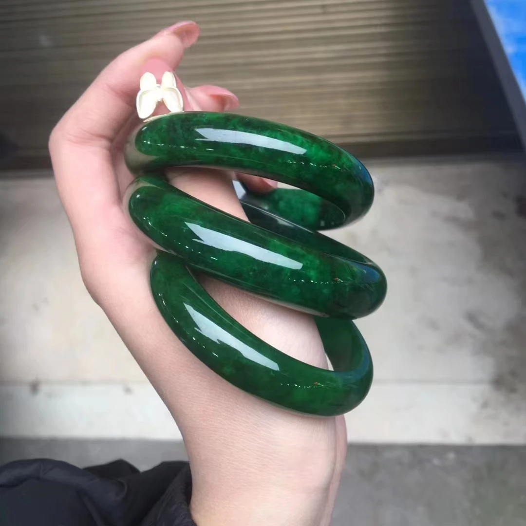NEW Original Ecological Burma Emerald Bangle Natural Jadeite Delicate Bracelet Women's Handring Fine Jewelry
NEW Original Ecological Burma Emerald Bangle Natural Jadeite Delicate Bracelet Women's Handring Fine Jewelry