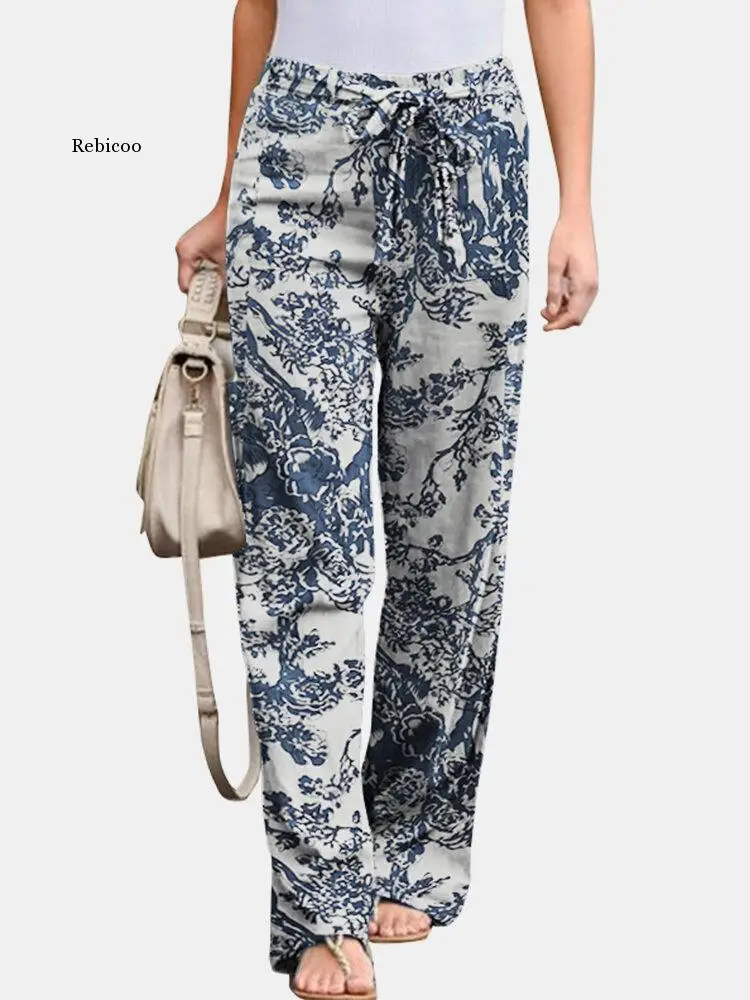Womens Pants Vintage Print Loose Pants Hippie Boho Belly Dance Pants Trousers Baggy Pants Leggings Sportswear
Womens Pants Vintage Print Loose Pants Hippie Boho Belly Dance Pants Trousers Baggy Pants Leggings Sportswear