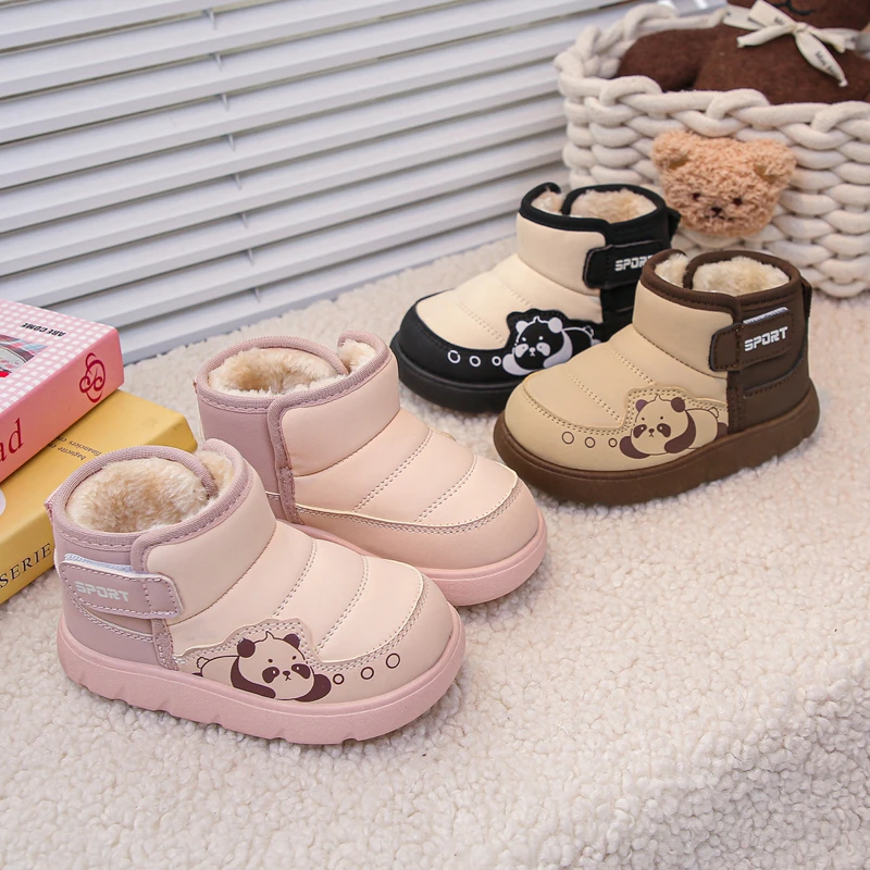 Kids Leather Boots Suede Warm Round Toes Boys Girls Ankle Boots Non-slip 2025 Winter New Children Short Boots Waterproof Soft
Kids Leather Boots Suede Warm Round Toes Boys Girls Ankle Boots Non-slip 2025 Winter New Children Short Boots Waterproof Soft