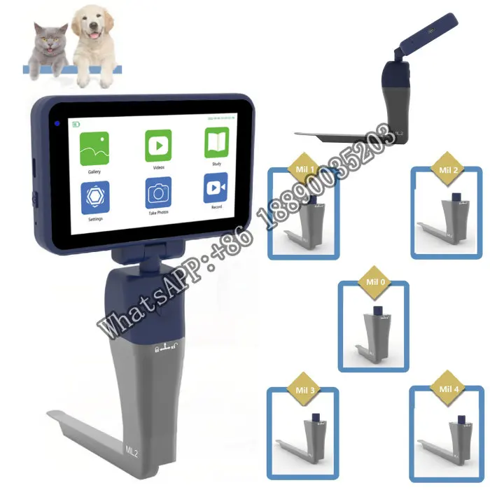 Pet Hospital Medical Touchscreen Video Laryngoscope 4.5-inch Veterinary Equipment
Pet Hospital Medical Touchscreen Video Laryngoscope 4.5-inch Veterinary Equipment