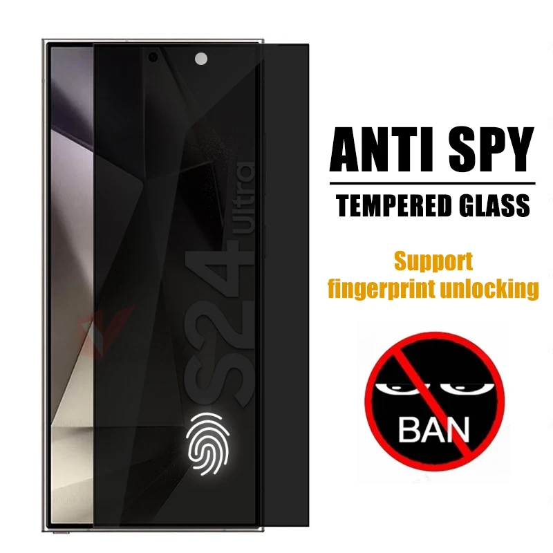 Защита экрана для защиты от отпечатков пальцев для Samsung Galaxy S24, ультратонкое противошпионское закаленное стекло для Galaxy S23, S22, S21 Plus
Защита экрана для защиты от отпечатков пальцев для Samsung Galaxy S24, ультратонкое противошпионское закаленное стекло для Galaxy S23, S22, S21 Plus
