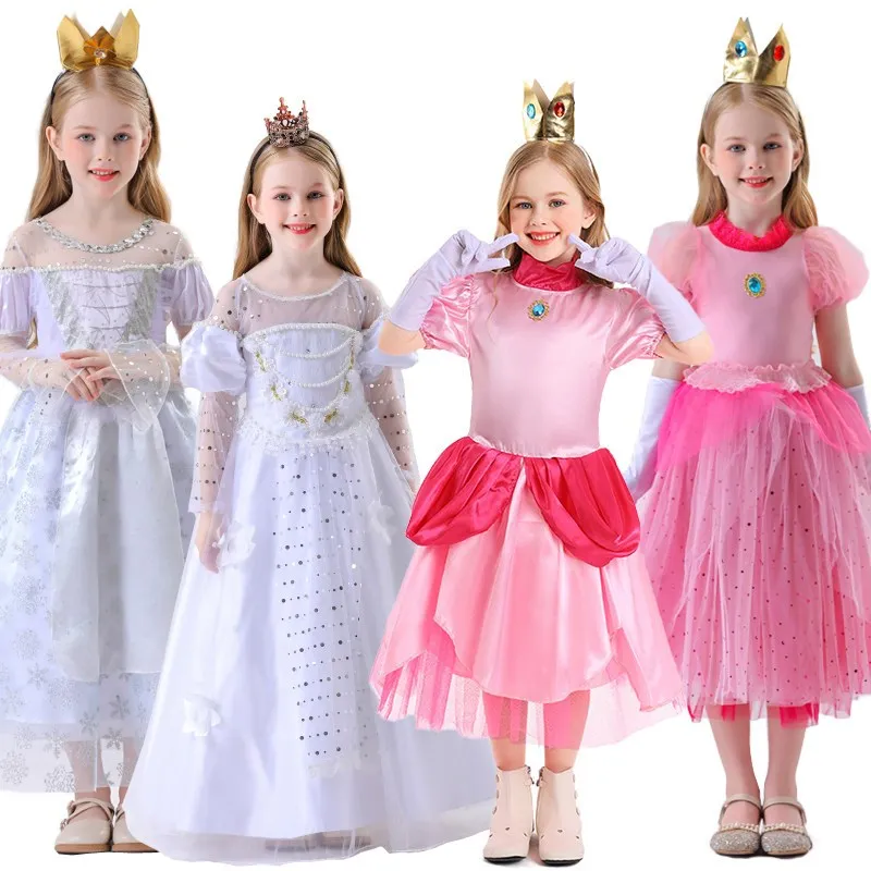 Princess Dress Cosplay Costume Halloween Outfit Girls Performance Clothes Alice White Queen Fairy Tale Story Children's Apparel
Princess Dress Cosplay Costume Halloween Outfit Girls Performance Clothes Alice White Queen Fairy Tale Story Children's Apparel