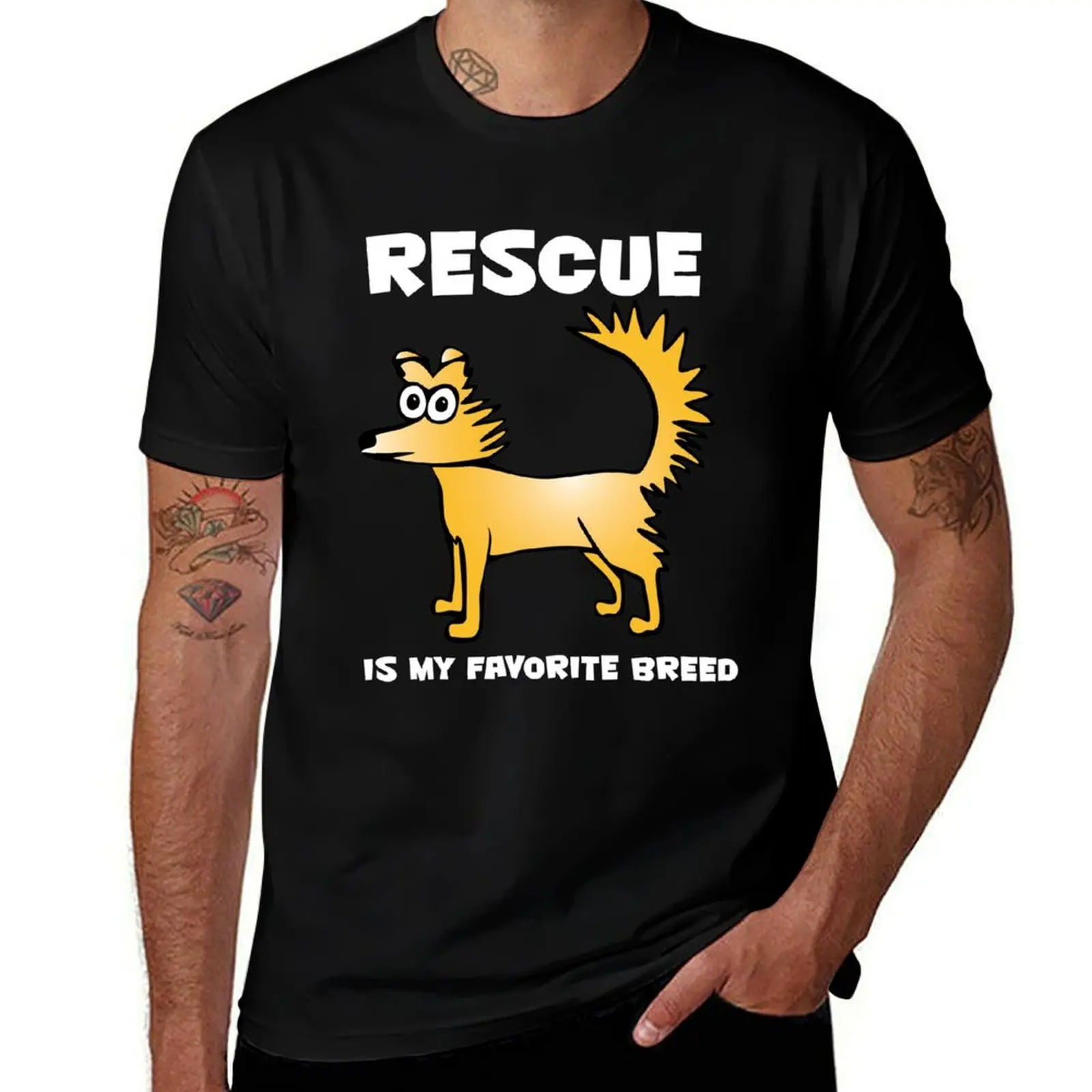 Rescue dog T-Shirt cotton graphic tees funny shirt cotton anime clothes t shirts for men
Rescue dog T-Shirt cotton graphic tees funny shirt cotton anime clothes t shirts for men