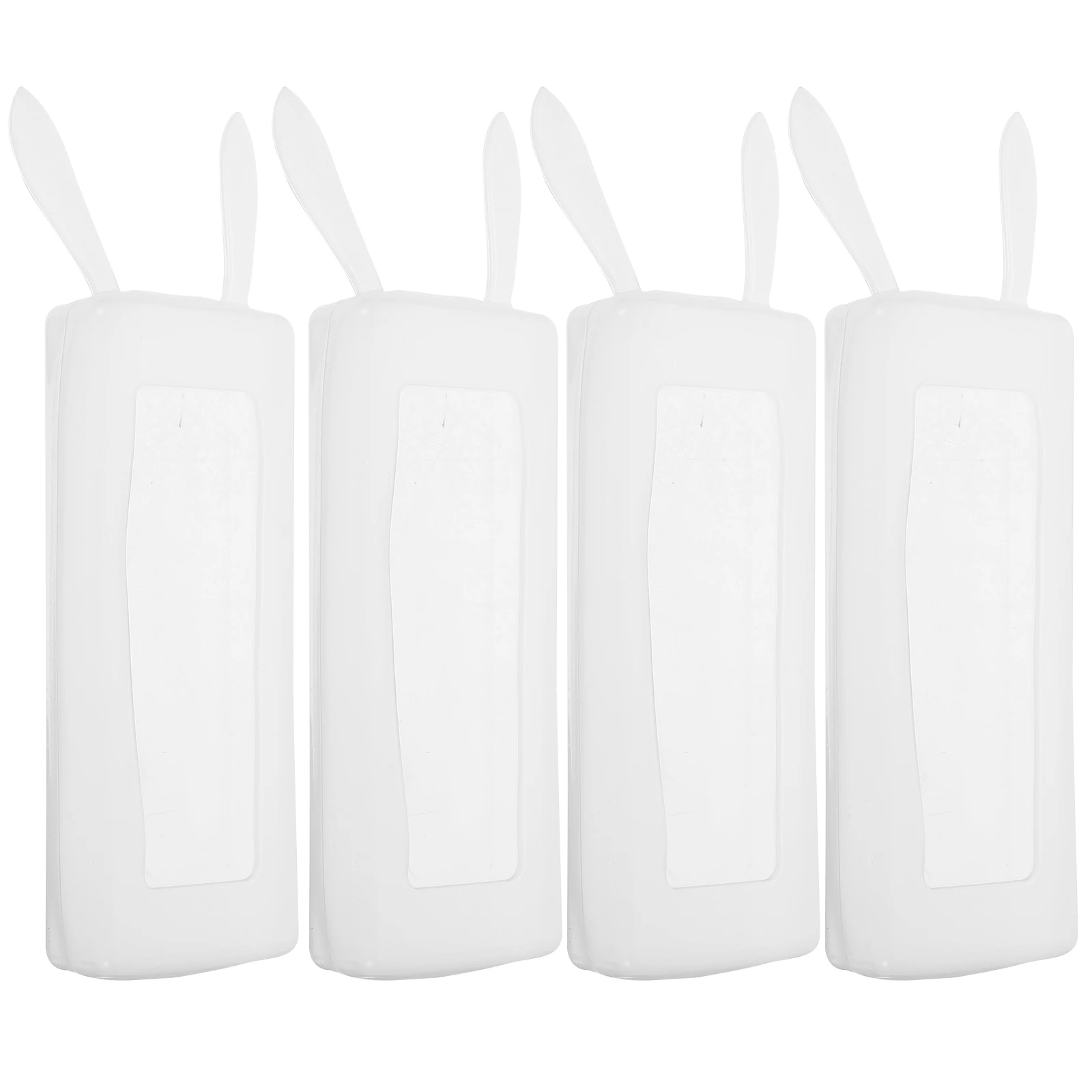 4 Pcs Cover Transparent Silicone Glow Dark Waterproof Protector Rabbit Ear Cover For Remote Controller for Remote Storage
4 Pcs Cover Transparent Silicone Glow Dark Waterproof Protector Rabbit Ear Cover For Remote Controller for Remote Storage