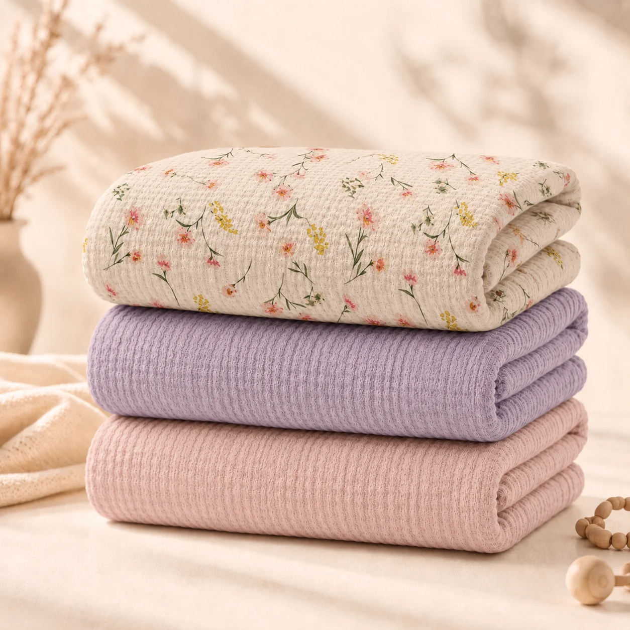 3PCS Baby Muslin Wrap Blankets Soft Breathable Double Layer Gauze Swaddle Blanket Bath Towel for Newborns
3PCS Baby Muslin Wrap Blankets Soft Breathable Double Layer Gauze Swaddle Blanket Bath Towel for Newborns
