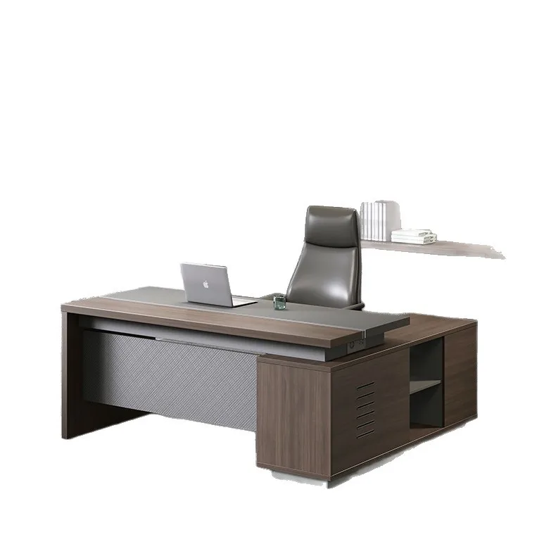 zo- Cabinet Capital Office Boss Table And Chair Combination Simple Atmosphere President High-end Walnut Large Class Table-
zo- Cabinet Capital Office Boss Table And Chair Combination Simple Atmosphere President High-end Walnut Large Class Table-