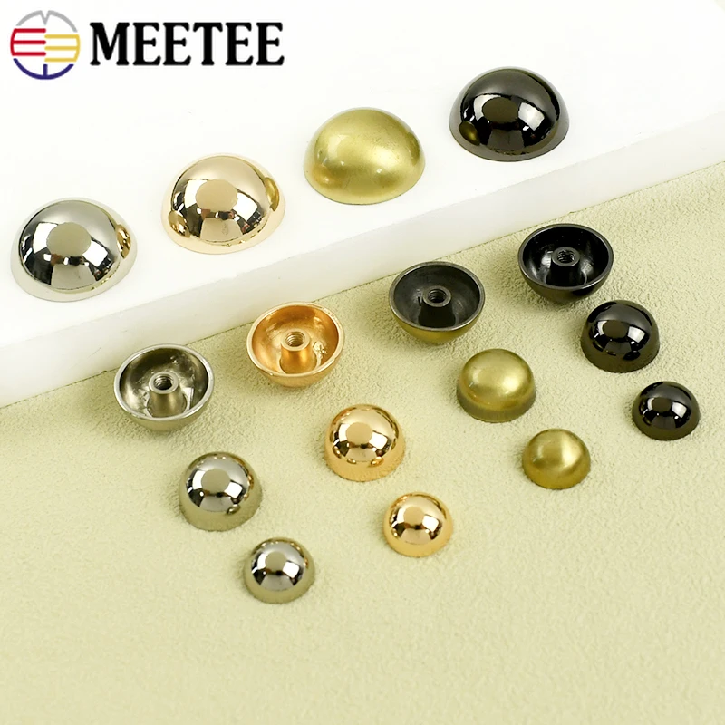 20Pcs Meetee 8-20mm Mushroom Rivets Metal Screws Buckle for Handbag Studs Button Clip Clasp DIY Leather Craft Sewing Accessories
20Pcs Meetee 8-20mm Mushroom Rivets Metal Screws Buckle for Handbag Studs Button Clip Clasp DIY Leather Craft Sewing Accessories