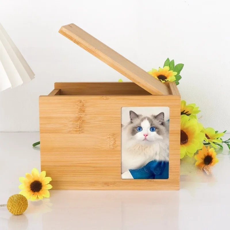 Bamboo Wood Pet Urn with Photos Frame Cat Dog Ashes Box Small Animal Dogs Funeral Memorial Boxes Cats Puppy Ash Funeral Boxes
Bamboo Wood Pet Urn with Photos Frame Cat Dog Ashes Box Small Animal Dogs Funeral Memorial Boxes Cats Puppy Ash Funeral Boxes