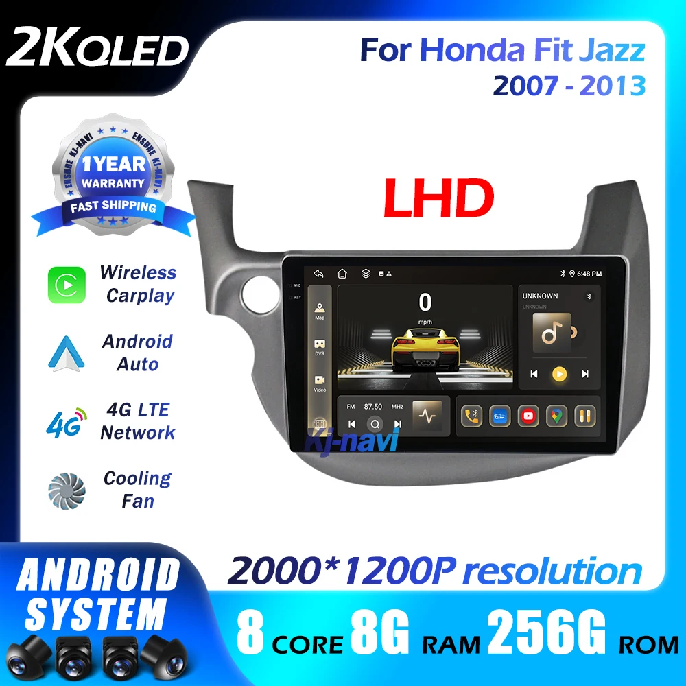 Car Radio Android 14 For Honda Fit Jazz 2007 - 2013 Multimedia Navigation GPS Video Stereo Carplay Monitor Autoradio Player 4G
Car Radio Android 14 For Honda Fit Jazz 2007 - 2013 Multimedia Navigation GPS Video Stereo Carplay Monitor Autoradio Player 4G
