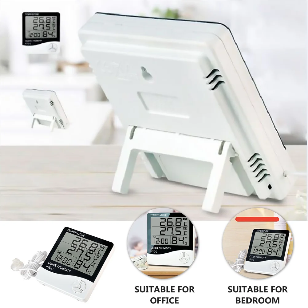 LCD Digital Aquarium Thermometer Hygrometer Large Screen Indoor Outdoor Temperature Humidity Monitor Clock for Fish Tank Home
LCD Digital Aquarium Thermometer Hygrometer Large Screen Indoor Outdoor Temperature Humidity Monitor Clock for Fish Tank Home