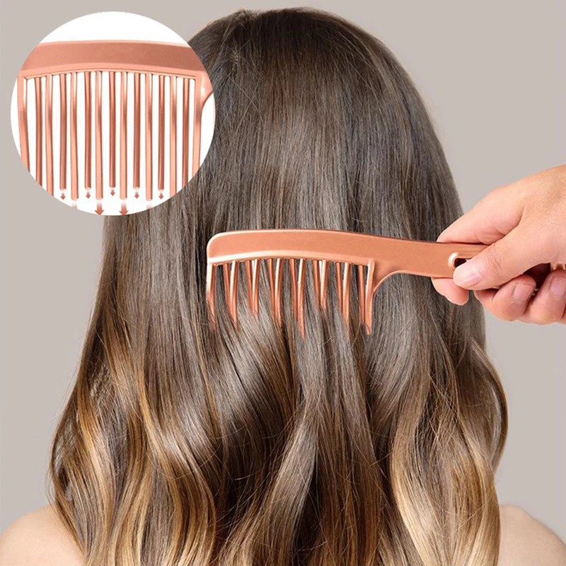Double Row Large Toothed Comb Wide Toothed Comb Curved Comb Fluffy Comb Hairdressing Comb For Comb Long And Curly Hair
Double Row Large Toothed Comb Wide Toothed Comb Curved Comb Fluffy Comb Hairdressing Comb For Comb Long And Curly Hair