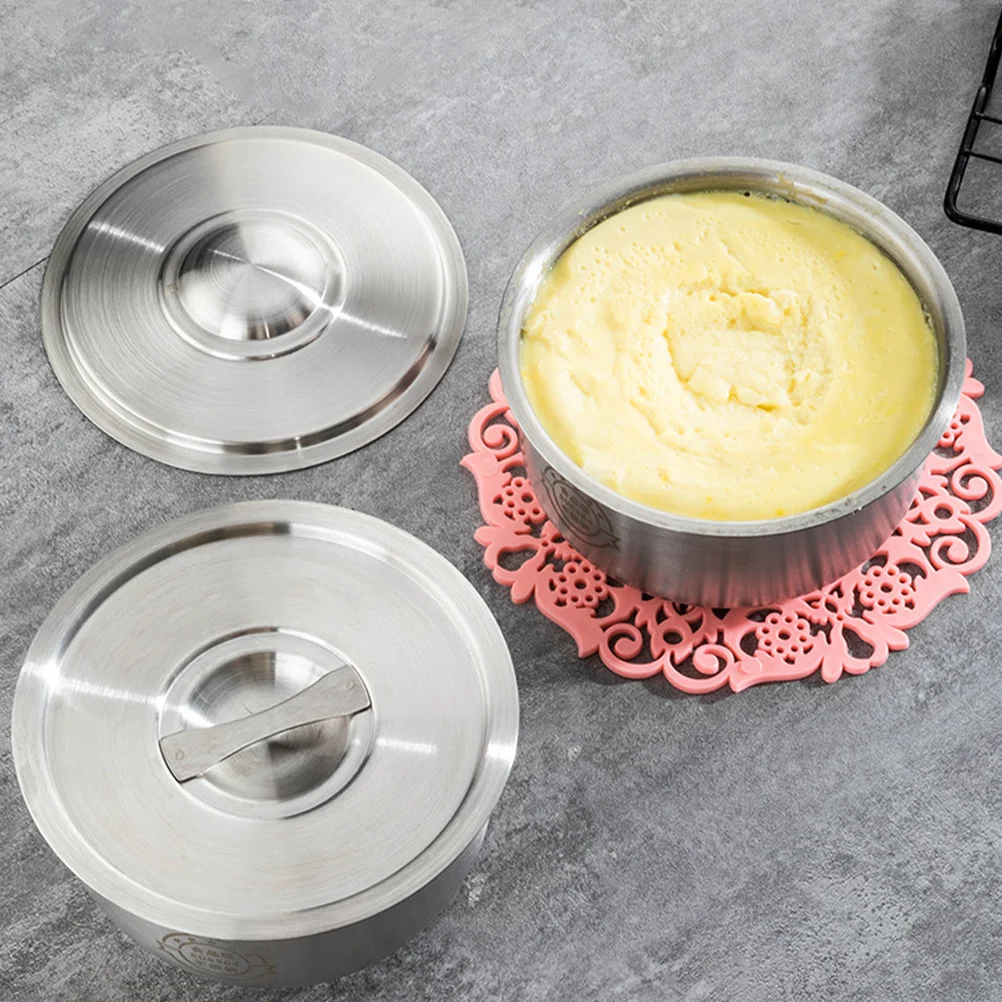 1Pcs Stainless Steel Steamed Egg Bowl Lid Heat Cold Resistant Home Outdoor Cooking Steamed Rice Soup Serving Bowl
1Pcs Stainless Steel Steamed Egg Bowl Lid Heat Cold Resistant Home Outdoor Cooking Steamed Rice Soup Serving Bowl