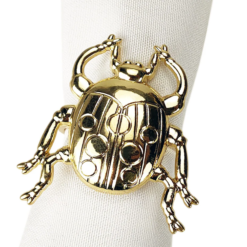 Black Insect Napkin Rings Solid Metal Ladybug Napkin Holder Ring Countryside Wedding Table Decoration
Black Insect Napkin Rings Solid Metal Ladybug Napkin Holder Ring Countryside Wedding Table Decoration