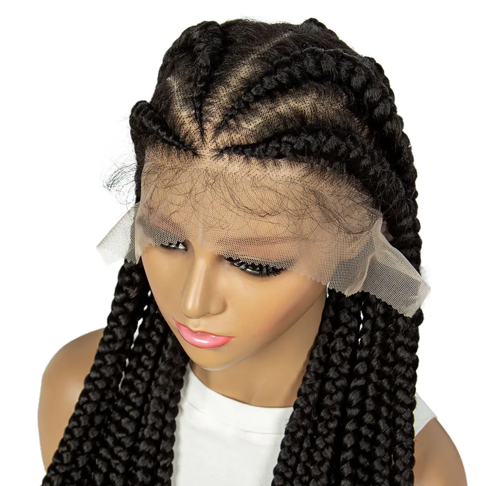 Плетеные парики Синтетические 360-градусные кружевные косички с детскими волосами без узлов 38-дюймовый парик с косой для чернокожих женщин
Плетеные парики Синтетические 360-градусные кружевные косички с детскими волосами без узлов 38-дюймовый парик с косой для чернокожих женщин