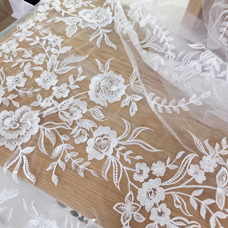 Foreign Orders Transparent Sequined Tulle Embroidered Lace Fabric Wedding Dress Wedding Flower Lace Accessories
Foreign Orders Transparent Sequined Tulle Embroidered Lace Fabric Wedding Dress Wedding Flower Lace Accessories