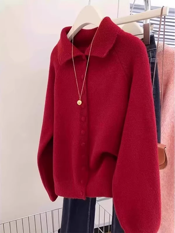 Extra Large 300 Pounds High End Knitted Open Cardigan Women's Autumn Winter Pure Color Sweater Jacket Collar Regular Fit
Extra Large 300 Pounds High End Knitted Open Cardigan Women's Autumn Winter Pure Color Sweater Jacket Collar Regular Fit