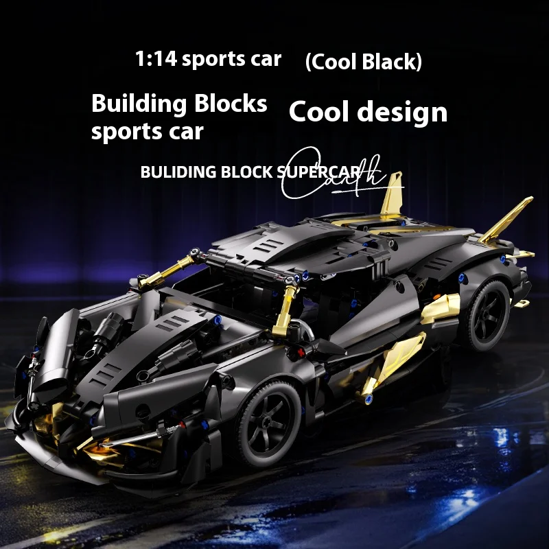 Black Technical Racing Sport Car Model Building Blocks Creative Vehicle MOC Assembly Toy Supercar Brick Puzzle Toys for Kid Gift 
Black Technical Racing Sport Car Model Building Blocks Creative Vehicle MOC Assembly Toy Supercar Brick Puzzle Toys for Kid Gift