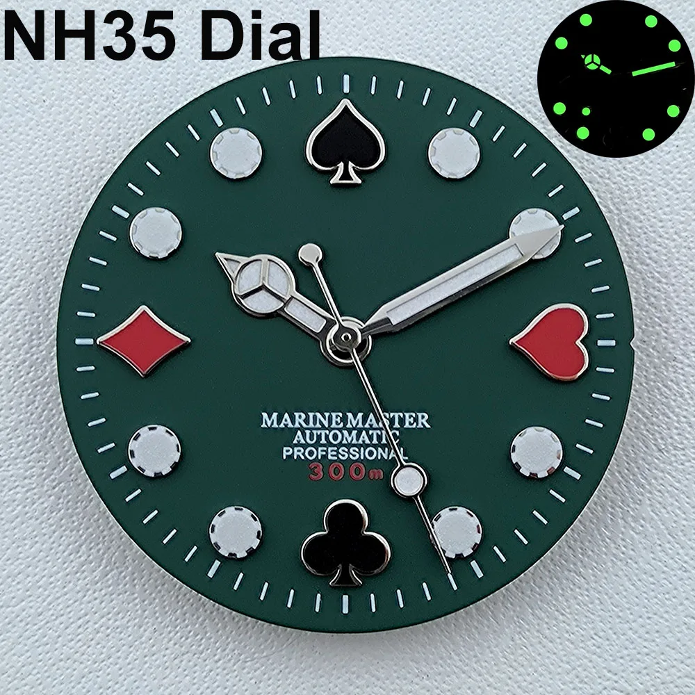 NH35 Watch Dial 28.5mm Custom Logo No LOGO Dial Green Luminous Watch Face Modified Watch Accessories for NH35 NH36 movements
NH35 Watch Dial 28.5mm Custom Logo No LOGO Dial Green Luminous Watch Face Modified Watch Accessories for NH35 NH36 movements