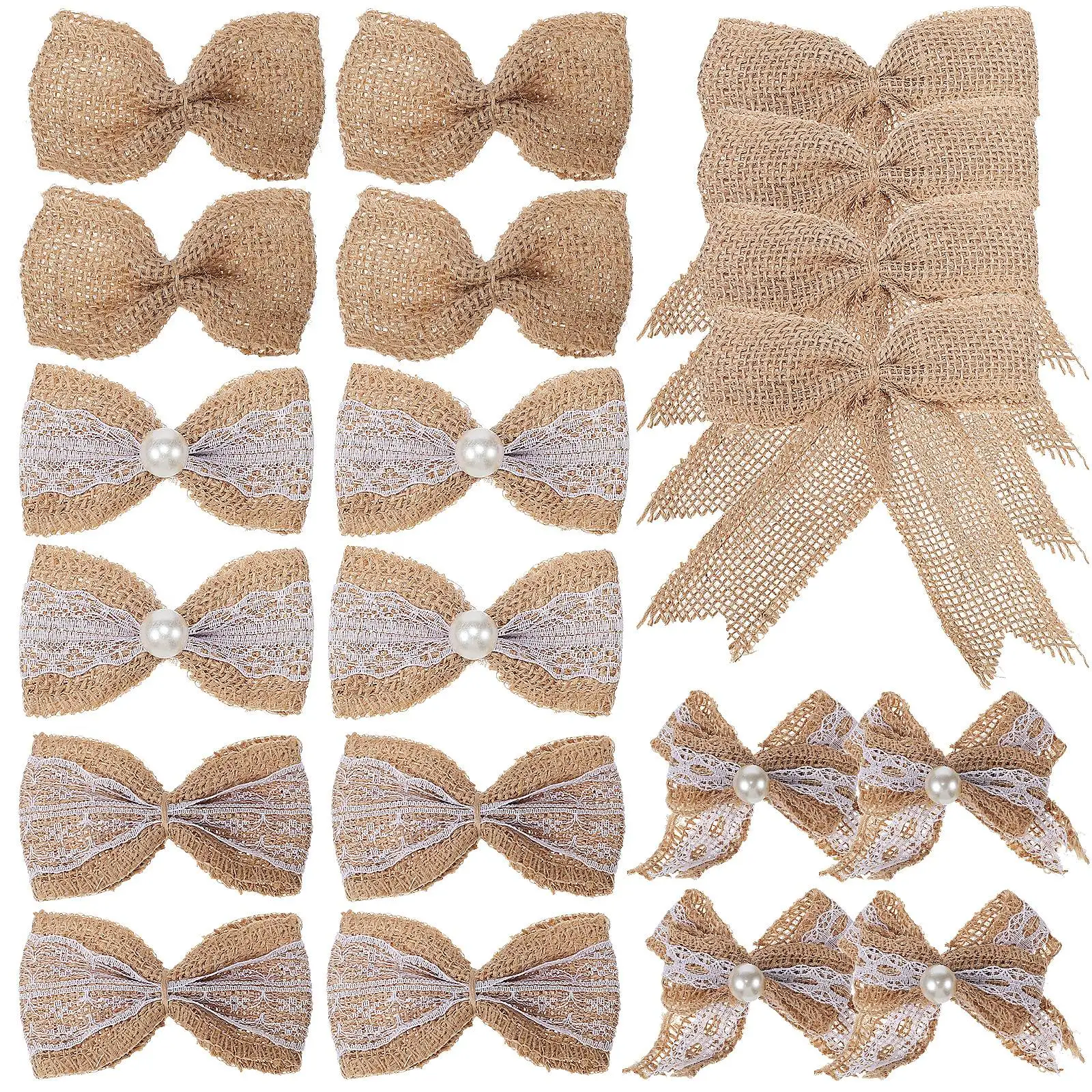 20 Pcs Burlap Bows Holiday Wrapping Reusable Ribbon Mini Linen Craft Bows Home Party WeddingDecorations
20 Pcs Burlap Bows Holiday Wrapping Reusable Ribbon Mini Linen Craft Bows Home Party WeddingDecorations