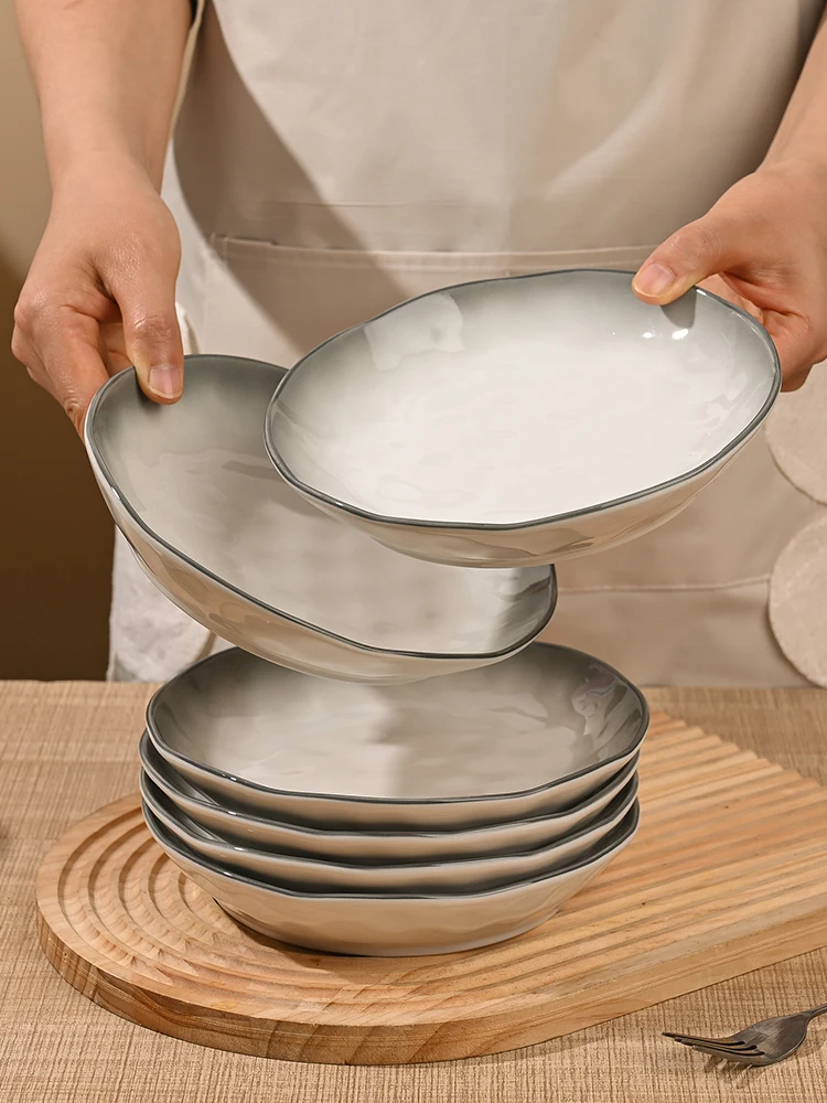 Creative Cerc Plate Fruit Salad round Deep Di Home Use Diwaer Se adient Color Design Simple Sle Kitchenware
Creative Cerc Plate Fruit Salad round Deep Di Home Use Diwaer Se adient Color Design Simple Sle Kitchenware