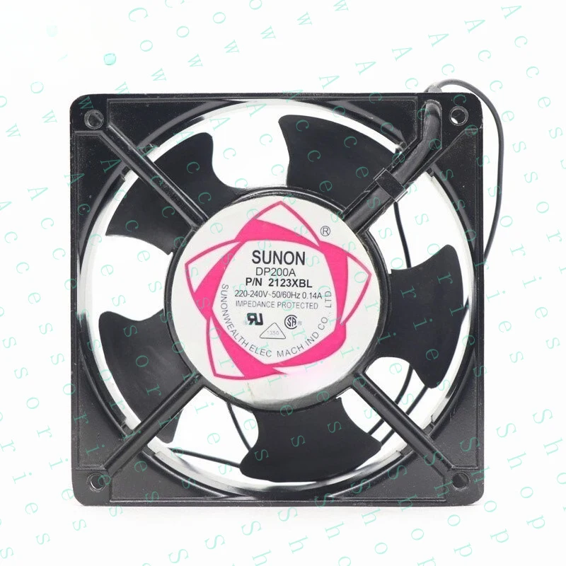 PP+ FOR SUNON DP200A.P/N 2123XBL 220~240V 0.14A 120*120*38MM 2wire Cabinet Cooling Fan
PP+ FOR SUNON DP200A.P/N 2123XBL 220~240V 0.14A 120*120*38MM 2wire Cabinet Cooling Fan