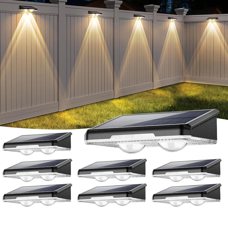 Solar Fence Light LED Garden Wall Light Outdoor Waterproof Led Solar Lamp for Railing Stairs Step Fence Yard Patio and Pathway
Solar Fence Light LED Garden Wall Light Outdoor Waterproof Led Solar Lamp for Railing Stairs Step Fence Yard Patio and Pathway