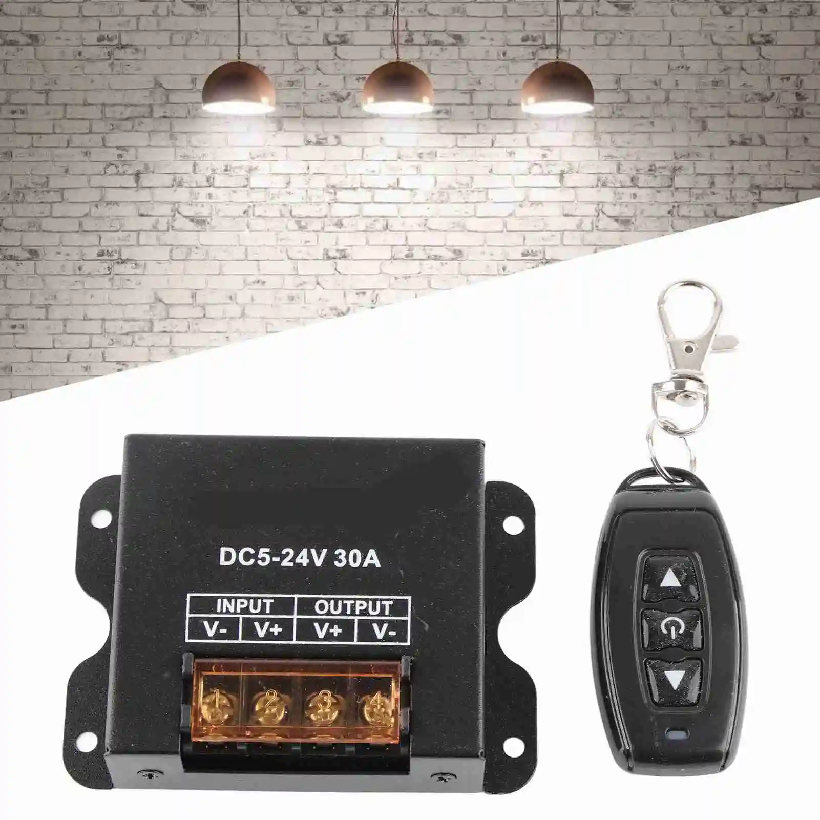 Zk30 LED Single Color Dimmer Controller 3 Keys RF Large Power Cordless Remote Control
Zk30 LED Single Color Dimmer Controller 3 Keys RF Large Power Cordless Remote Control