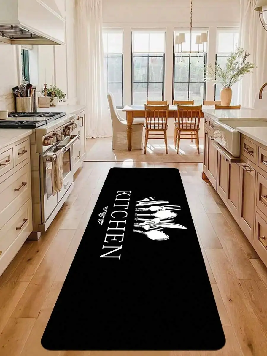 1pc Tableware Pattern Kitchen Rug, Modern Polyester Kitchen Mat For Kitchen ,Room Decor
1pc Tableware Pattern Kitchen Rug, Modern Polyester Kitchen Mat For Kitchen ,Room Decor