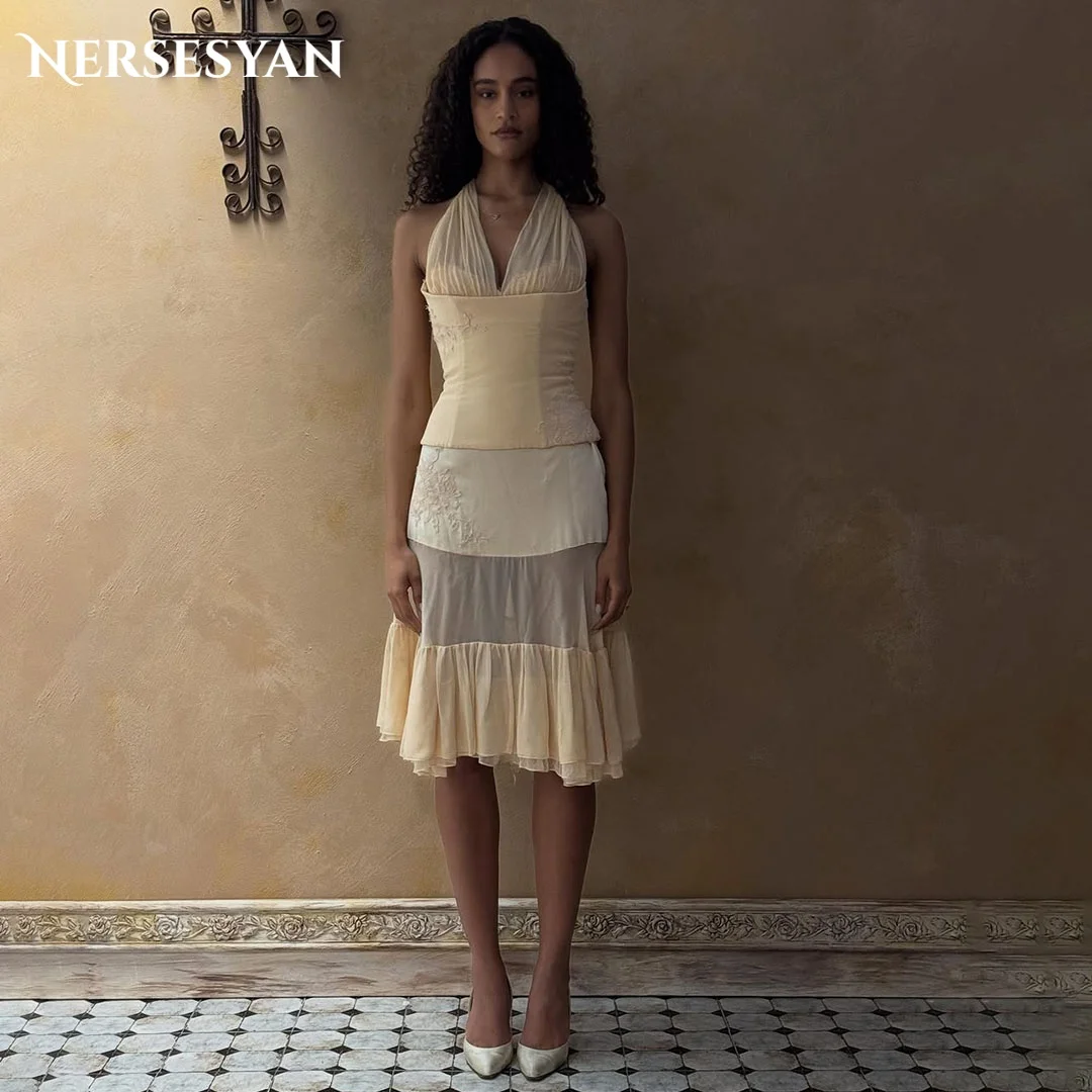 Nersesyan Кружевные платья для выпускного вечера цвета шампанского с открытыми плечами и аппликациями Русалка Вечернее платье длиной до колена Вечерние платья по индивидуальному заказу
Nersesyan Кружевные платья для выпускного вечера цвета шампанского с открытыми плечами и аппликациями Русалка Вечернее платье длиной до колена Вечерние платья по индивидуальному заказу