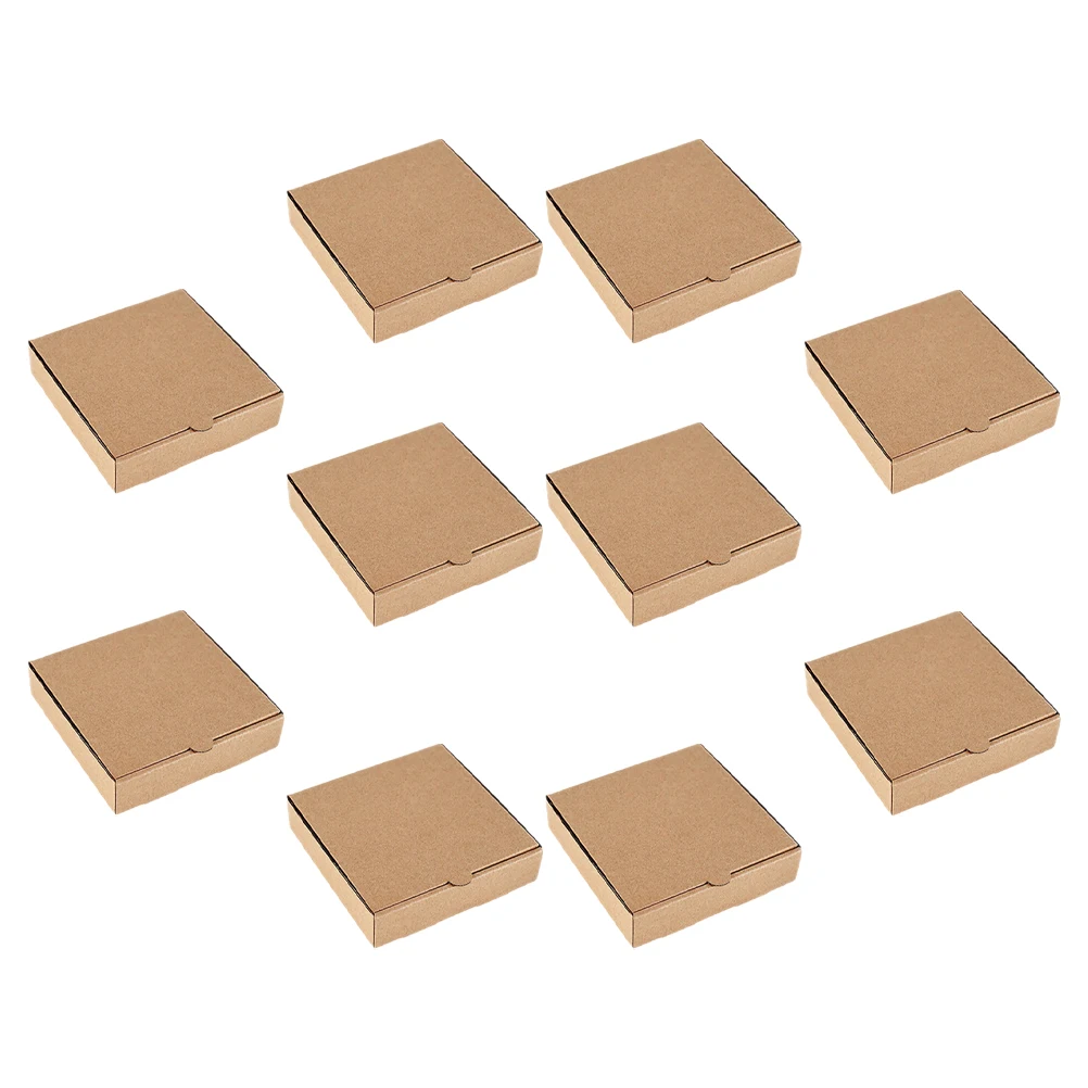 10 Pcs Container Mini Pizza Box Boxes Packing Light Brown Paper Party Favors Travel
10 Pcs Container Mini Pizza Box Boxes Packing Light Brown Paper Party Favors Travel