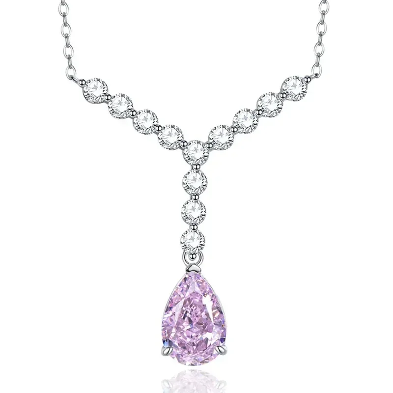 Весеннее колье Qiaoer 18K, цвет белое золото, груша, Y 8*12 мм, стандартное ожерелье, Подарок на годовщину, серебряные ювелирные изделия из драгоценных камней
Весеннее колье Qiaoer 18K, цвет белое золото, груша, Y 8*12 мм, стандартное ожерелье, Подарок на годовщину, серебряные ювелирные изделия из драгоценных камней