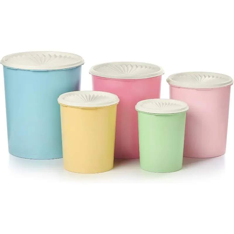 HOT Heritage Collection 10 Piece Nested Canister Set in Vintage Colors, Dishwasher Safe and BPA Free (5 Containers, 5 Lid
HOT Heritage Collection 10 Piece Nested Canister Set in Vintage Colors, Dishwasher Safe and BPA Free (5 Containers, 5 Lid