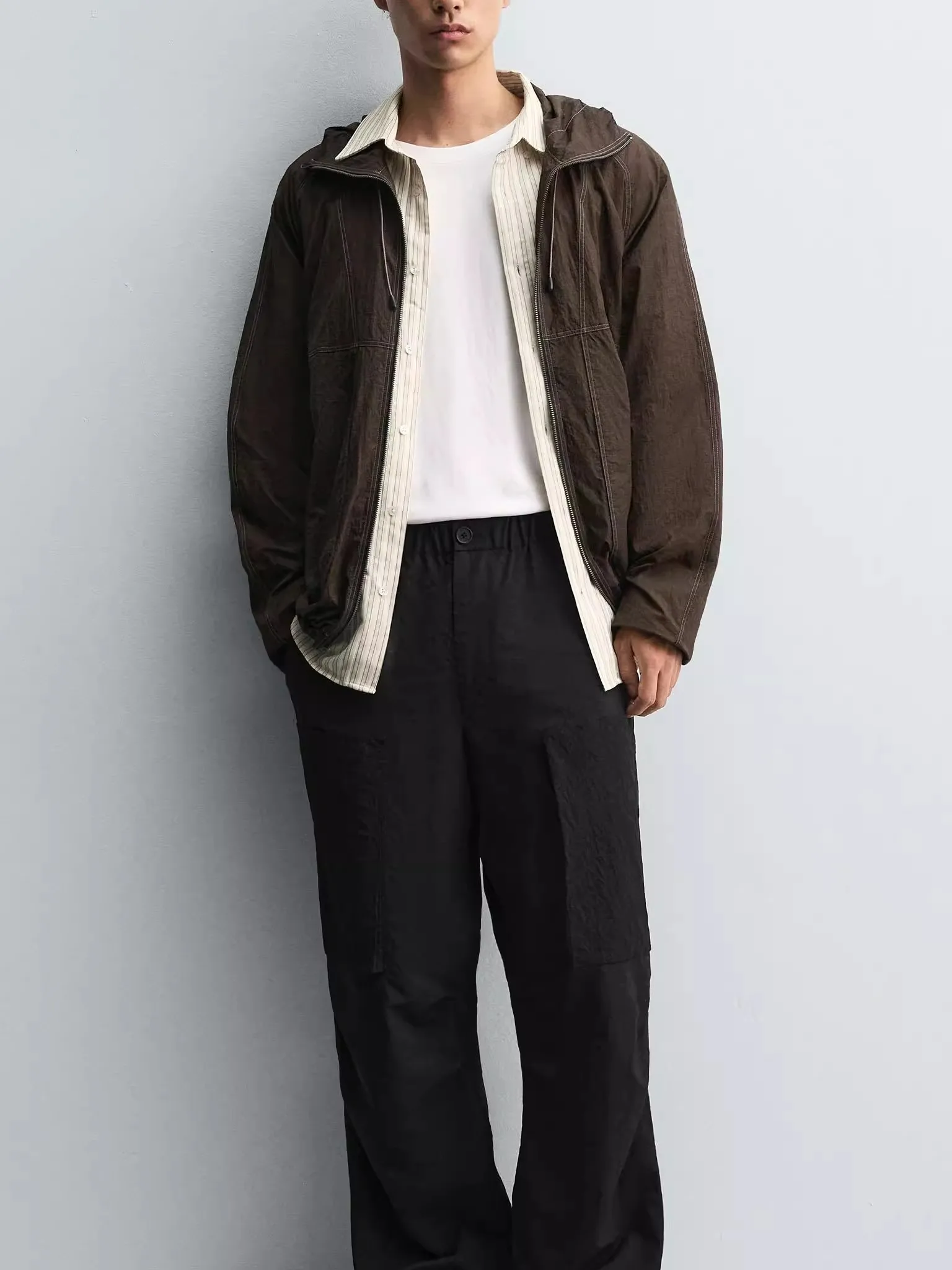 New 2025 Men's Casual Loose Bla Pants with Big kets Straight Leg Workwear Sle Trousers for Men Comfortable Fit
New 2025 Men's Casual Loose Bla Pants with Big kets Straight Leg Workwear Sle Trousers for Men Comfortable Fit